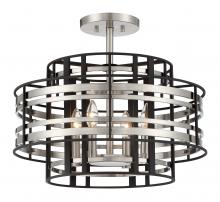 Minka Metropolitan N7983-420 - 4 LIGHT SEMI FLUSH