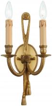 Minka Metropolitan N9681B - 2LT WALL SCONCE ANTIQUE GOLD