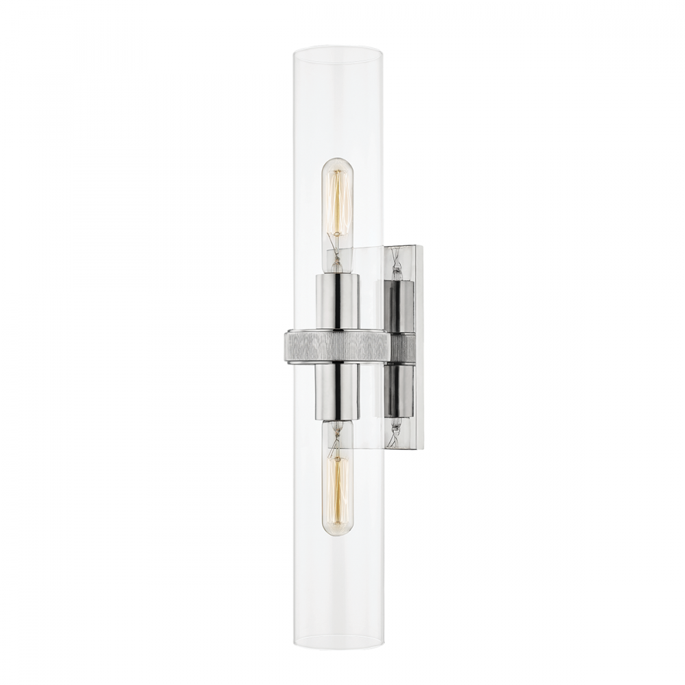 2 LIGHT WALL SCONCE