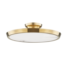 Hudson Valley 3600-AGB - LED FLUSH MOUNT