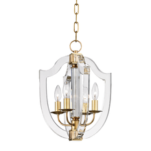 Hudson Valley 6512-AGB - 4 LIGHT PENDANT