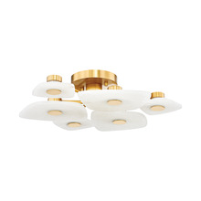 Hudson Valley 7828-AGB - Semi Flush