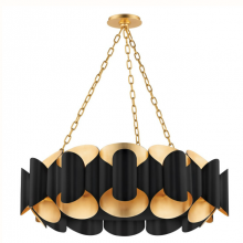 Hudson Valley 8534-GL/BK - 12 LIGHT CHANDELIER