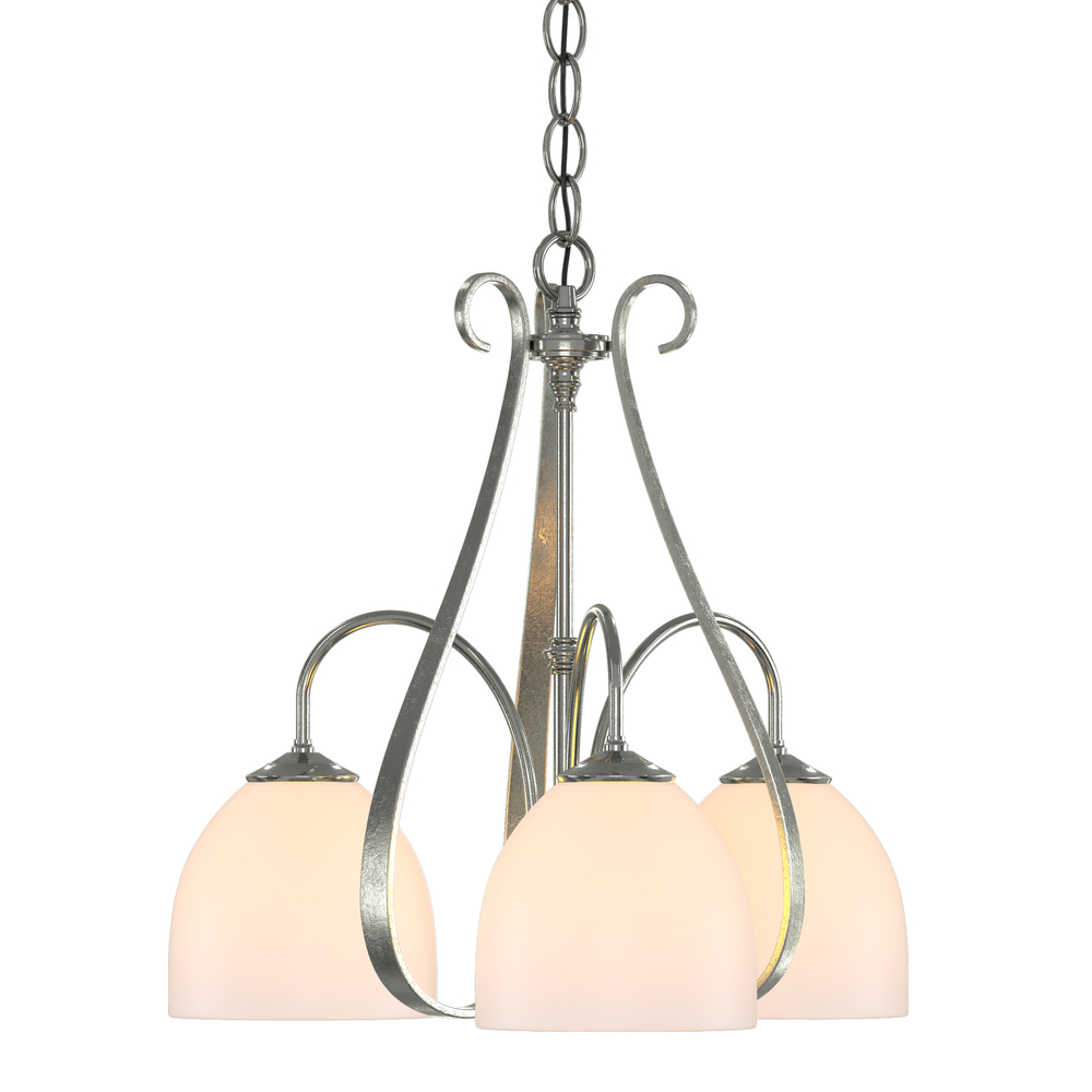 Sweeping Taper 3 Arm Chandelier