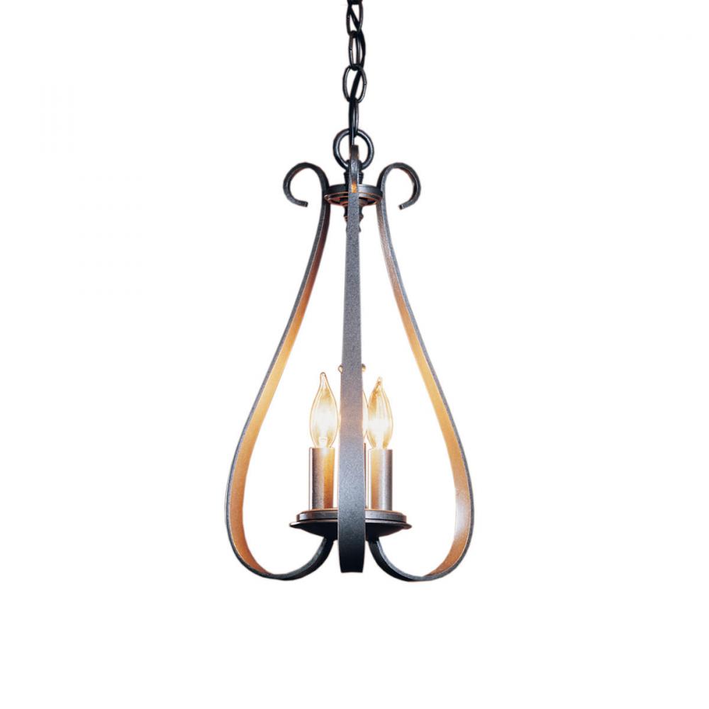 Sweeping Taper 3 Arm Chandelier