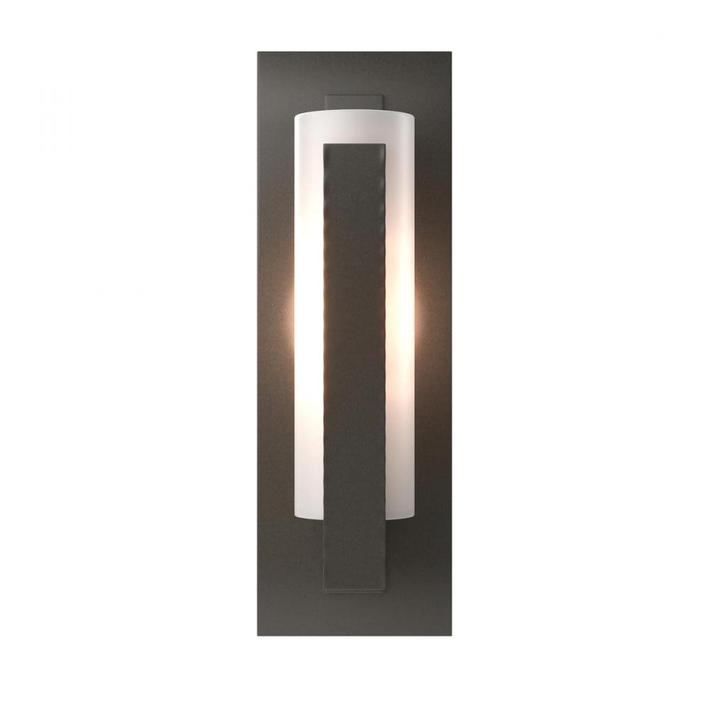 Forged Vertical Bar Sconce - Steel Backplate