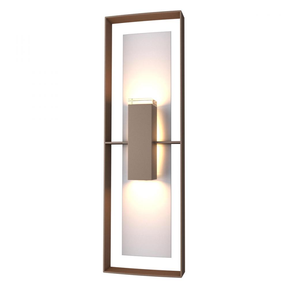 Shadow Box Tall Outdoor Sconce