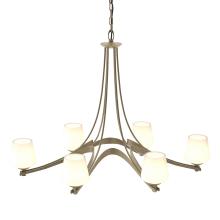 Hubbardton Forge 104106-SKT-84-GG0236 - Oval Ribbon 6 Arm Chandelier