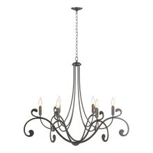 Hubbardton Forge 105055-SKT-14 - Bella 6 Arm Chandelier