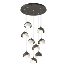  131105-SKT-STND-07-02-GG0711 - Brooklyn 9-Light Double Shade Pendant