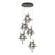 Hubbardton Forge 131128-SKT-STND-20-YC0305 - Tura 5-Light Frosted Glass Pendant