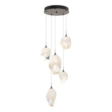 Hubbardton Forge 131139-SKT-LONG-05-WP0756 - Chrysalis 5-Light Mixed Crystal Pendant