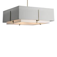 Hubbardton Forge 139635-SKT-MULT-84-SF2012-SJ2401 - Exos Square Large Double Shade Pendant