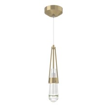 Hubbardton Forge 161040-SKT-STND-86-ZM0434 - Link Clear Glass Low Voltage Mini Pendant