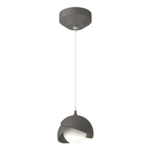 Hubbardton Forge 161183-SKT-STND-20-20-GG0711 - Brooklyn Double Shade Low Voltage Mini Pendant