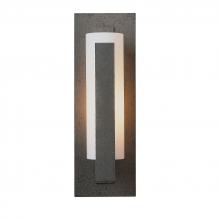 Hubbardton Forge 217185-SKT-20-GG0065 - Forged Vertical Bar Sconce - Steel Backplate