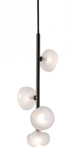 Hubbardton Forge 131610-1024 - Ume Vertical Pendant - Modern Brass, Frosted Shade