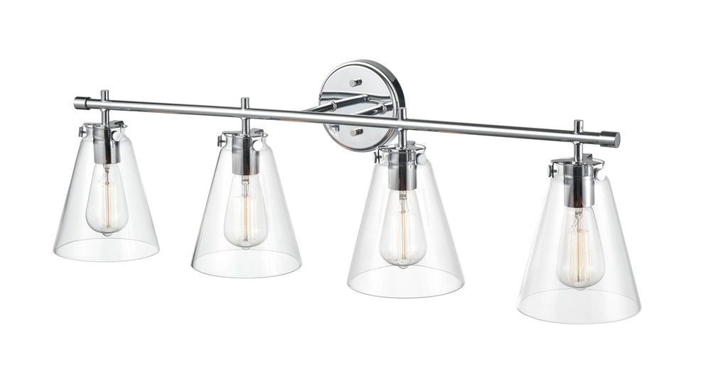 Aliza 4-Light Vanity Chrome