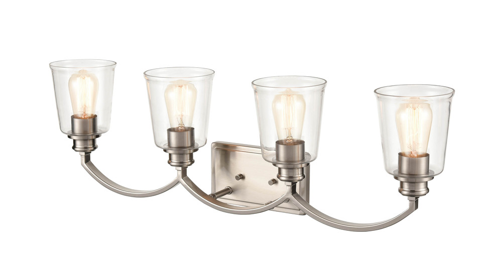 Forsyth 4-Light Vanity Brushed Nickel