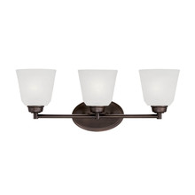 Millennium 3223-RBZ - Franklin 3-Light Vanity Rubbed Bronze