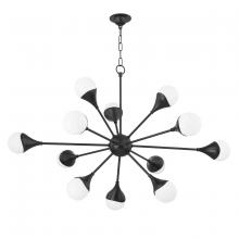 Mitzi by Hudson Valley Lighting H375812-SBK - Ariana Chandelier