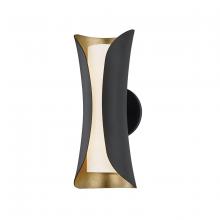 Mitzi by Hudson Valley Lighting H315102-GL/BK - Josie Wall Sconce