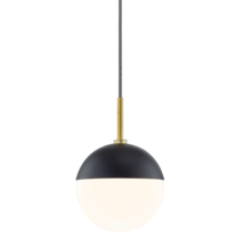 Mitzi by Hudson Valley Lighting H344701-AGB/BK - Renee Pendant