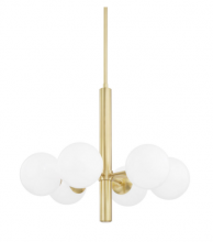 Mitzi by Hudson Valley Lighting H105806-AGB - Stella Chandelier