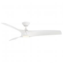 Modern Forms US - Fans Only FR-W2006-62L-MW - Zephyr Downrod ceiling fan