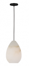 Visual Comfort & Co. Modern Collection SLPD544ALBB - Alina Alabaster Medium Pendant