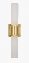 Visual Comfort & Co. Modern Collection KWWS49827CEHAB - Volver Medium Double Sconce