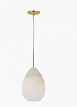 Visual Comfort & Co. Modern Collection SLPD545ALBHAB - Alina Alabaster Small Pendant