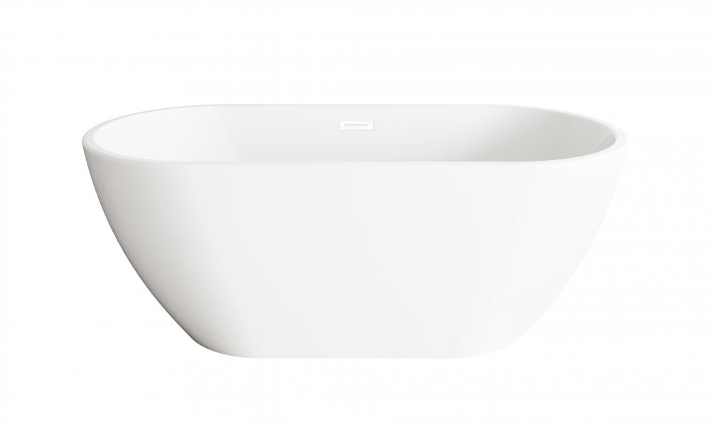 Bathtub 59.1 x 29.5 x 23 GW with WHT drain kit
