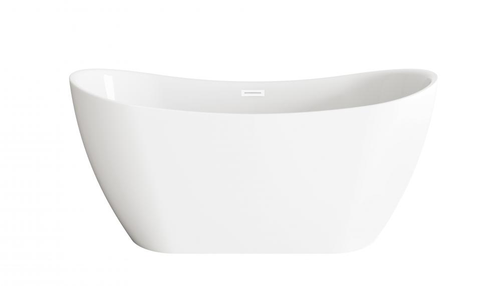 Bathtub 59.1 x 28.3 x 26.7 GW with WHT drain kit