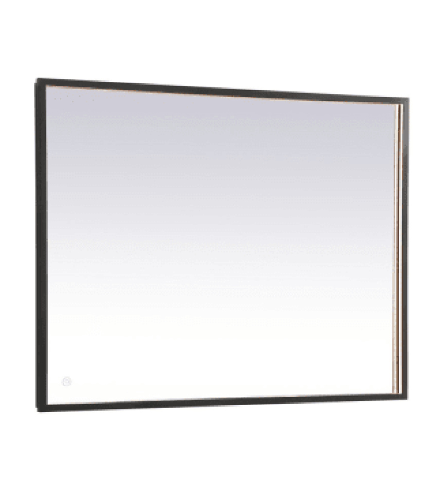 Pier 30x40 inch LED mirror with adjustable color temperature 3000K/4200K/6400K in black