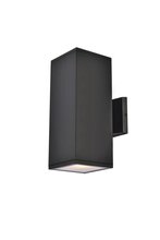 Elegant LDOD4042BK - Raine Outdoor Wall in Black