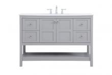 Elegant VF16448GR - 48 Inch Single Bathroom Vanity in Gray