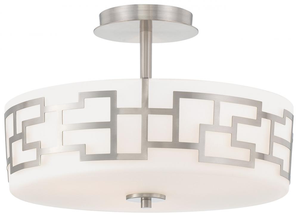 3 Light Semi Flush Mount