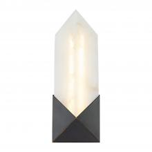 Alora Lighting WV323112UBAR - Caesar 12-in Urban Bronze/Alabaster LED Wall/Vanity