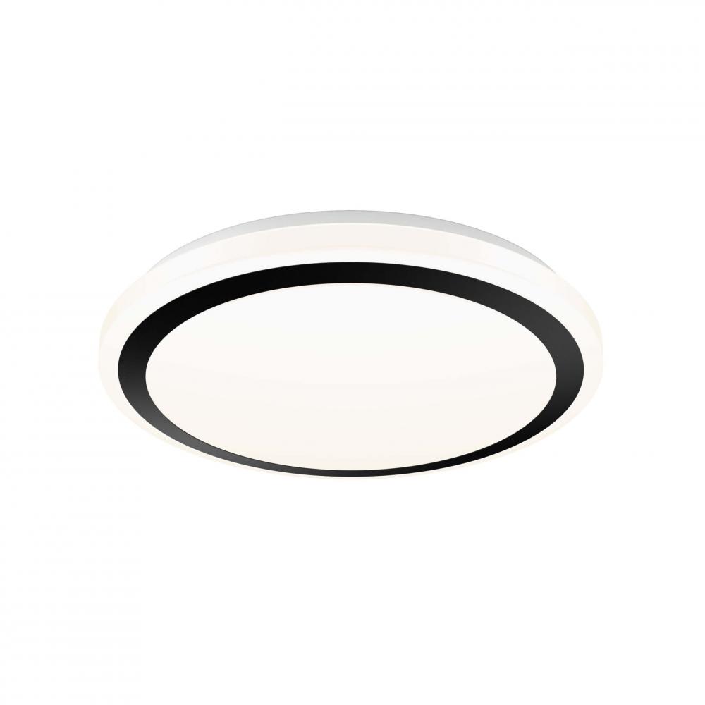 Round Glass Flush Mount