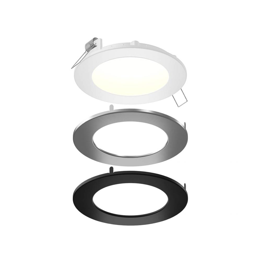 Recessed panel light with included trims - universal 120V-347V, 0-10V dimming