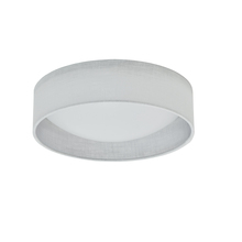 Dainolite CFLD-1114-2400 - LED Flush Mount, Satin Chrome Finish, White Shade