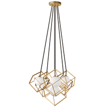 Dainolite TSN-6P-GLD - 6LT Halogen Pendant Gold