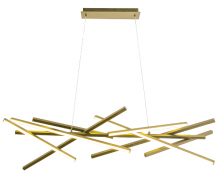 Dainolite CAY-5562LEDHC-AGB - 62W Horizontal Chandelier, AGB