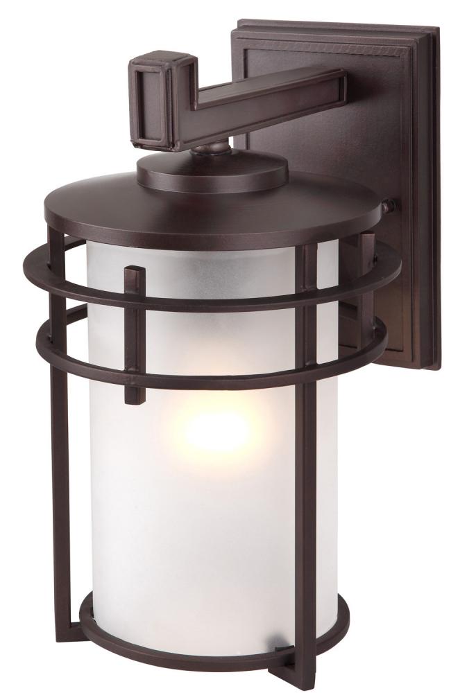 Flex 1 Light Outdoor Lantern, Bronze Finish