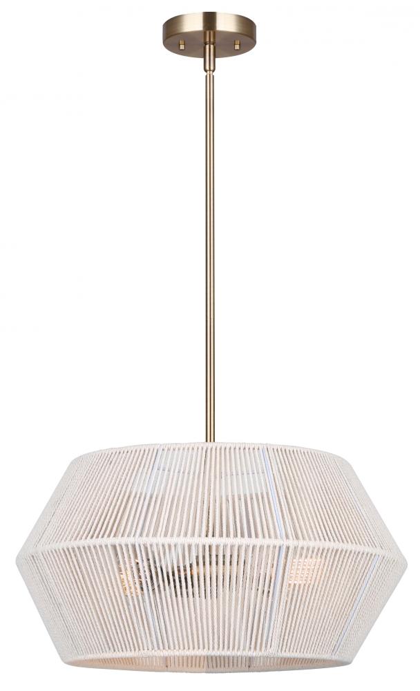 WILLOW, ICH1120A04GD18, 4 Lt 17.75" Width Rod Chandelier, 60W Type A, 17.75" W x 17.5 - 59.5