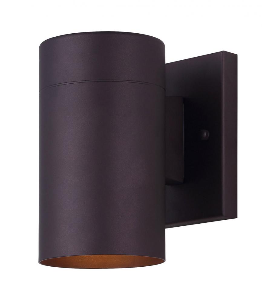 Night Sky 1 Light Outdoor Lantern, Bronze Finish