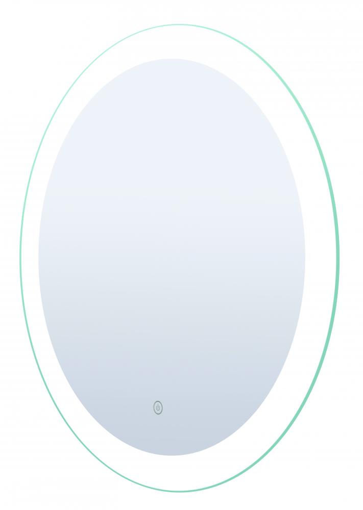 27.5" LED Oval Mirror with Touch Button