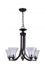  ICH587A05ORB-RG - Canarm 5 Light Chandelier