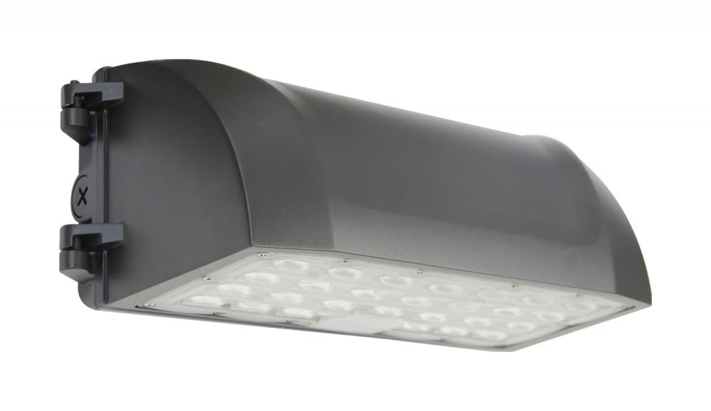 40 Watt Full Cutoff LED Wall Pack; CCT Selectable; 4800-5000 Lumens; DLC Premium